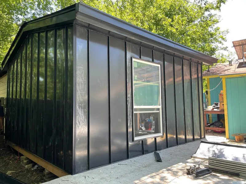 Black standing seam metal wall panels for Roof Inspection in Williamsport