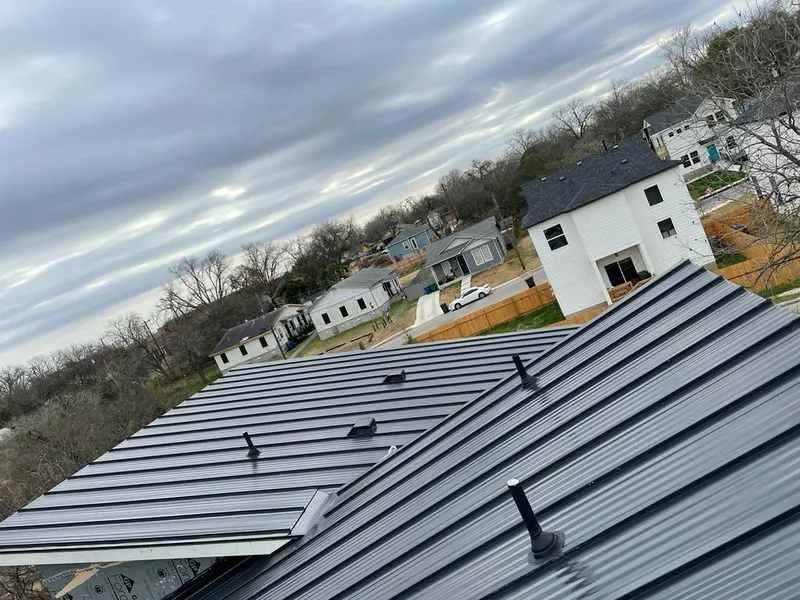 Standing seam metal roof panels with vents for Skylight Repair in Williamsport